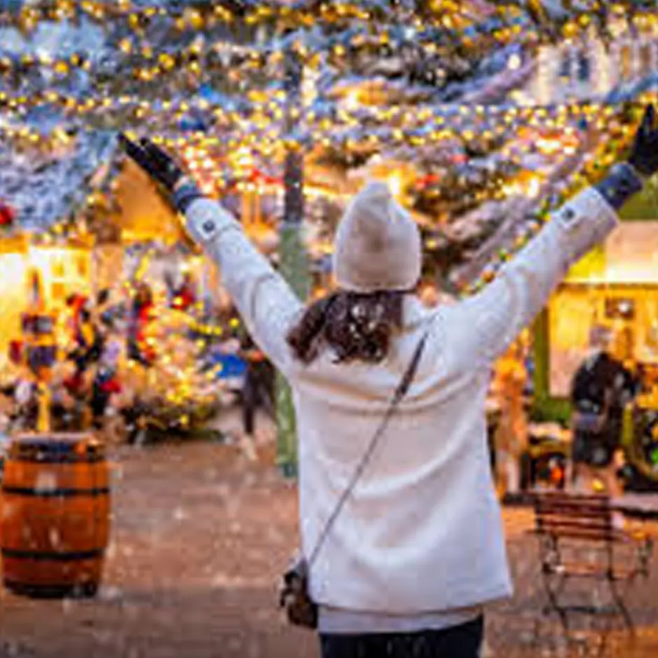 Swindon Christmas Market, Swindon Christmas events west country blue sky fostering