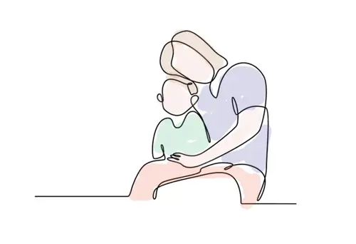mother and boy parent and child fostering