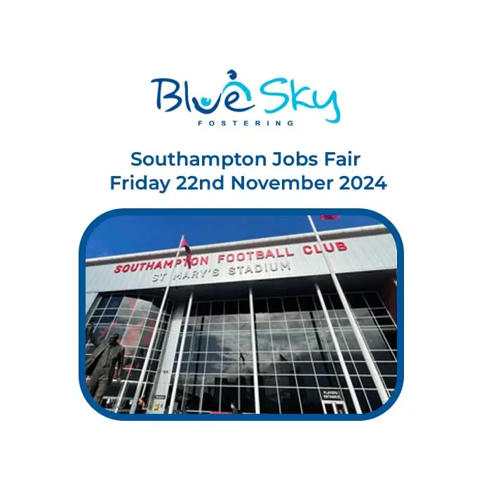 Blue Sky Fostering at Southampton Jobs Fair, St Marys Stadium, Southampton, Hampshire, 22nd November