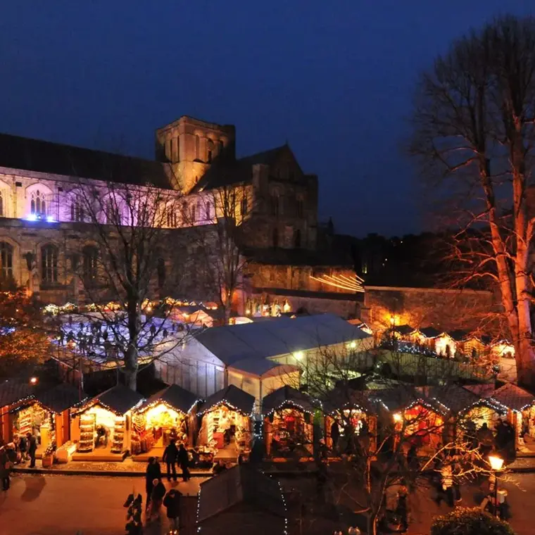    Winchester Cathedral Christmas Market events in Hampshire Blue Sky Fostering