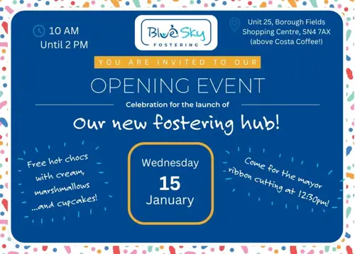Opening launch event Royal Wootton Basset January 15th 2025