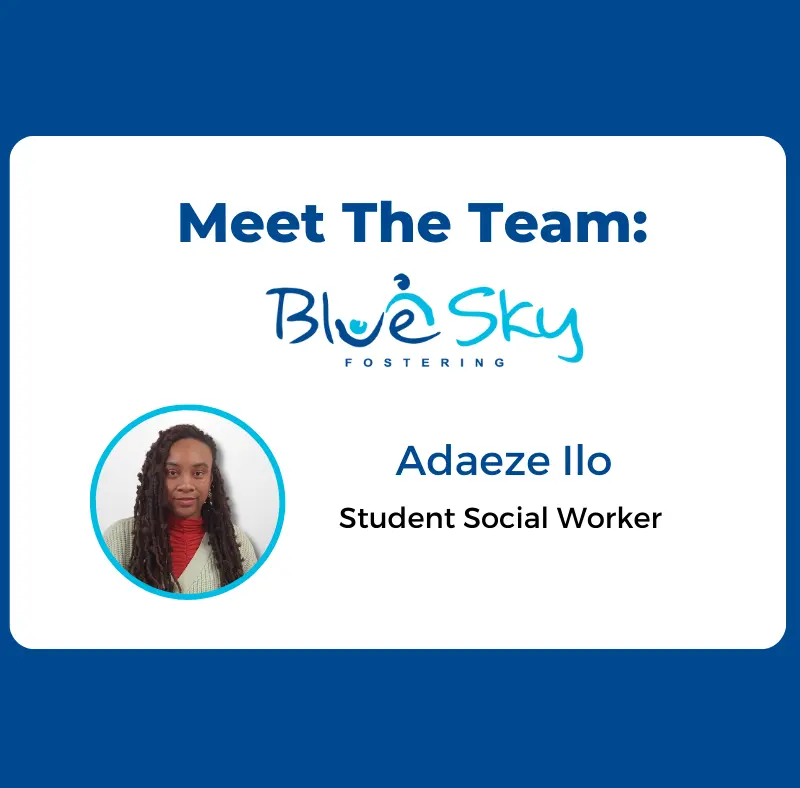 Adaeze Ilo, Student Social Worker at our Kent hub.