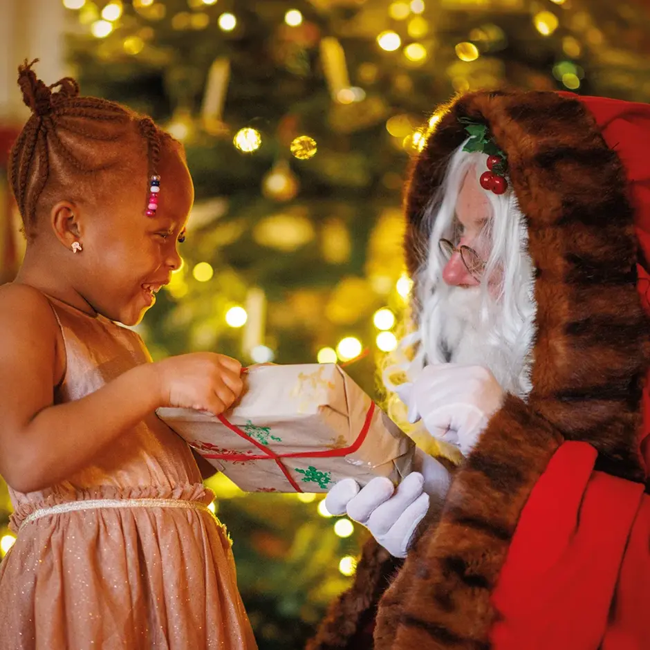 Father Christmas at Dover Castle Blue Sky Fostering Christmas Events in Kent