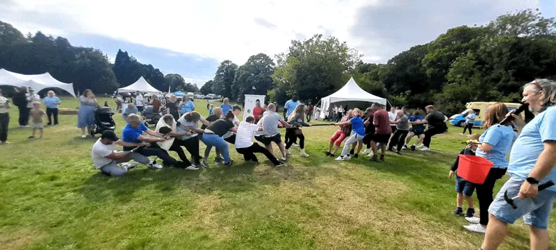 Blue Sky Fostering Family Fun Day 2024 - Tug of war